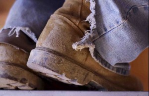 Steel cap boots and painful feet