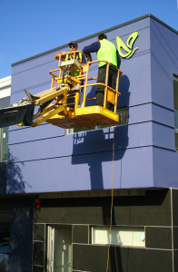 We're moving back home 1 Artist Danka Scholtz Von Loren collaborated with Marc Abonel to create a beautiful artwork on the new building